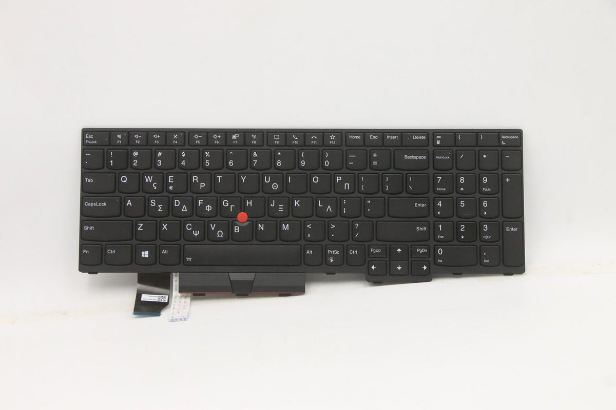 Lenovo Notebook-Ersatztastatur – Griechisch – Schwarz – für ThinkPad L15 (20U7, 20U8)