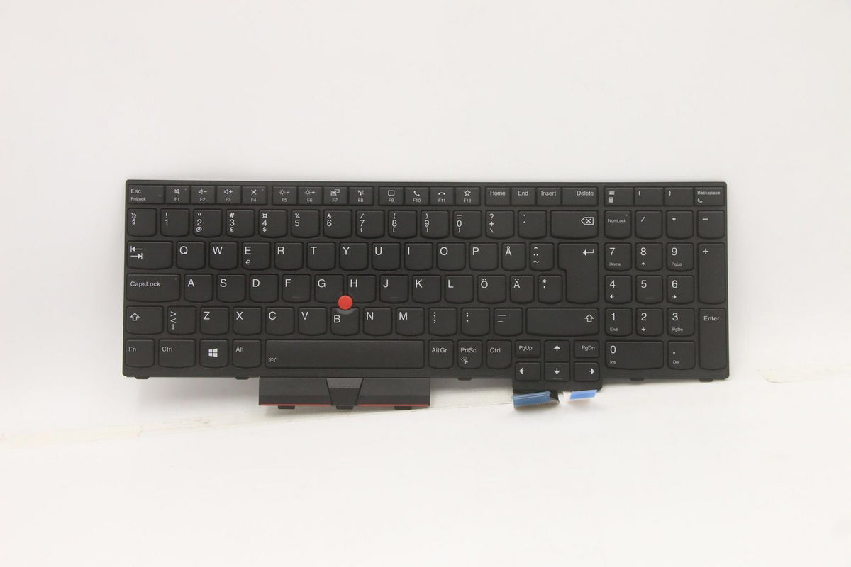 Lenovo Notebook-Ersatztastatur – QWERTY (Nordisch) – Schwarz – für ThinkPad P17 Gen 1 (20SN, 20SQ)