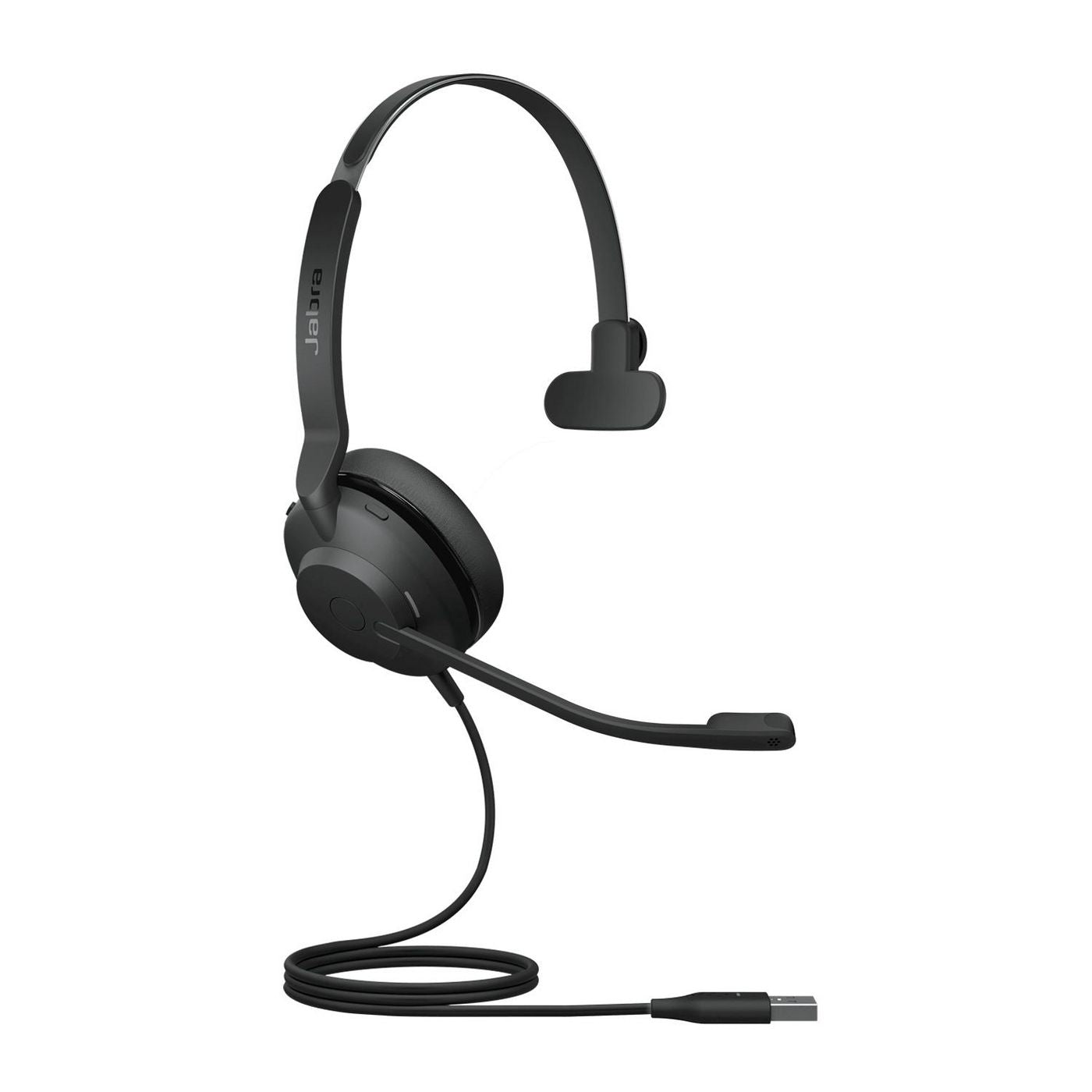 Jabra Evolve2 30 Office-Headset – On-Ear, Mono, Kabel (USB-A), UC-optimiert, Schwarz