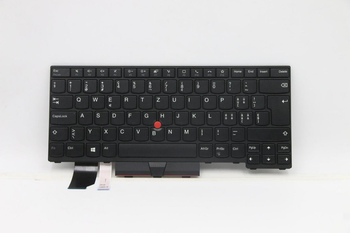 Lenovo Tastatur für ThinkPad L14 Gen 2 (20X1, 20X2) – QWERTZ (CH) – Schwarz