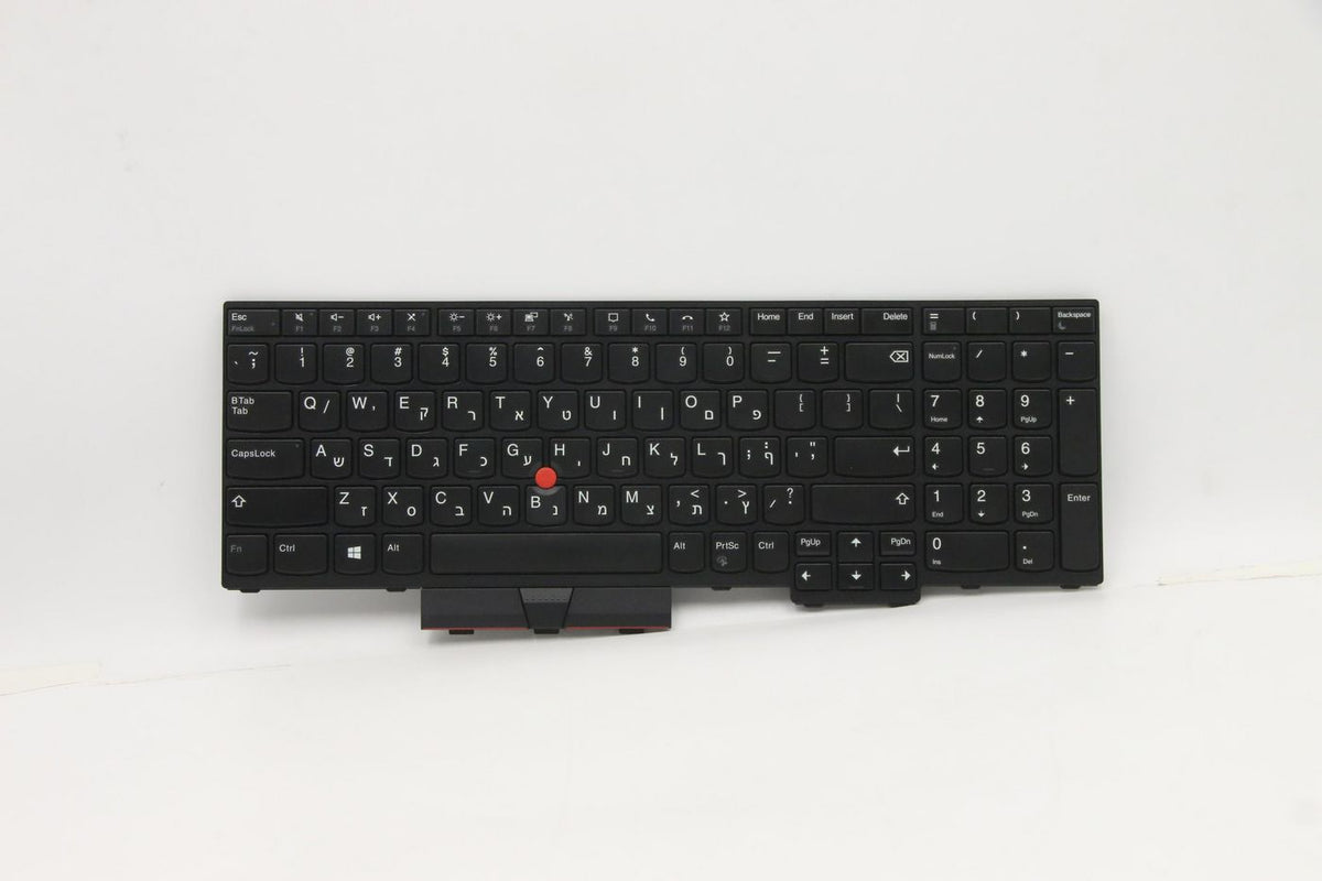 Lenovo Notebook-Ersatztastatur – Hebräisch, Schwarz – für ThinkPad L15 Gen 2 (20X3, 20X4)
