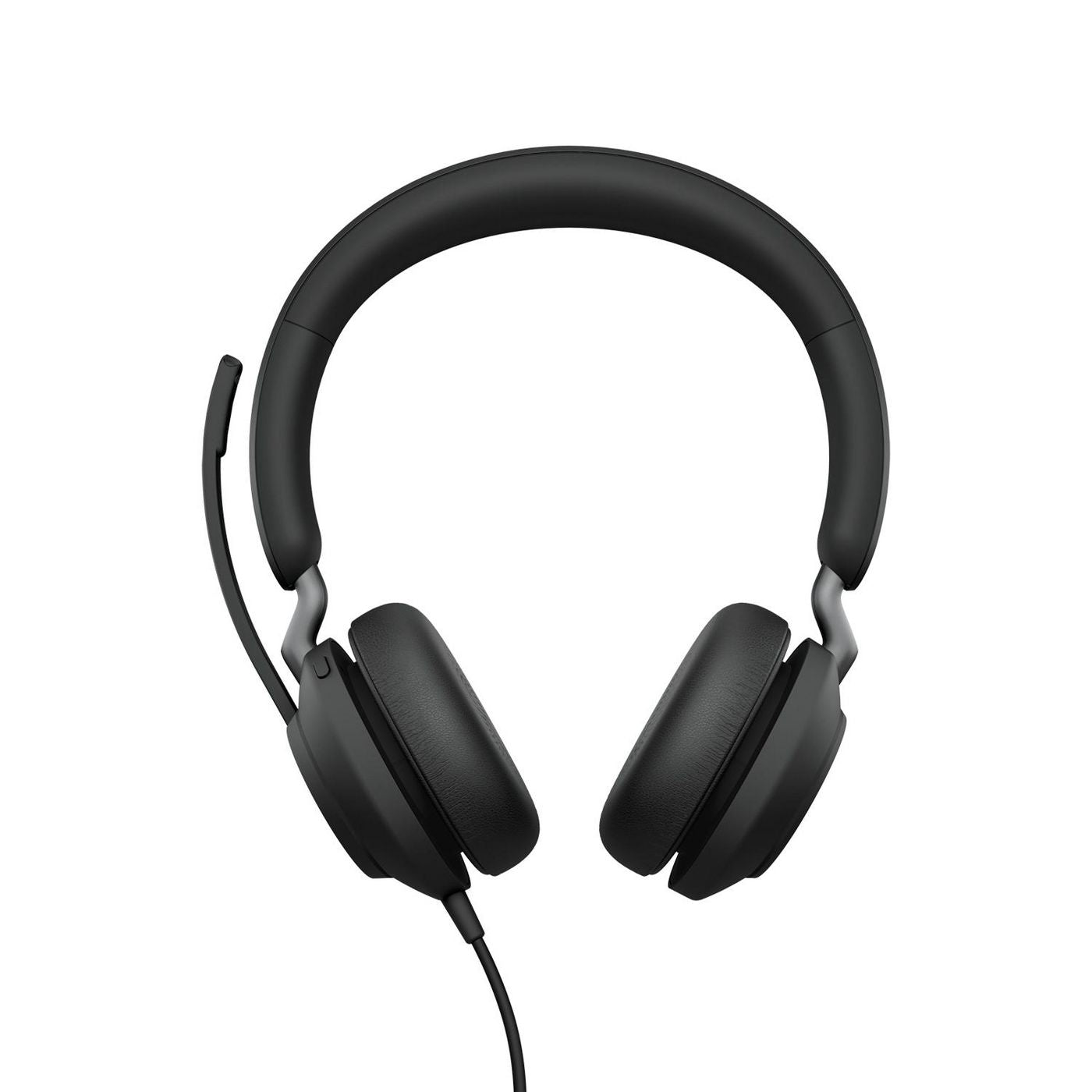 Jabra Evolve2 40 – Duo Headset – USB‑A, mit Boom-Mikrofon – schwarz – für Microsoft Teams