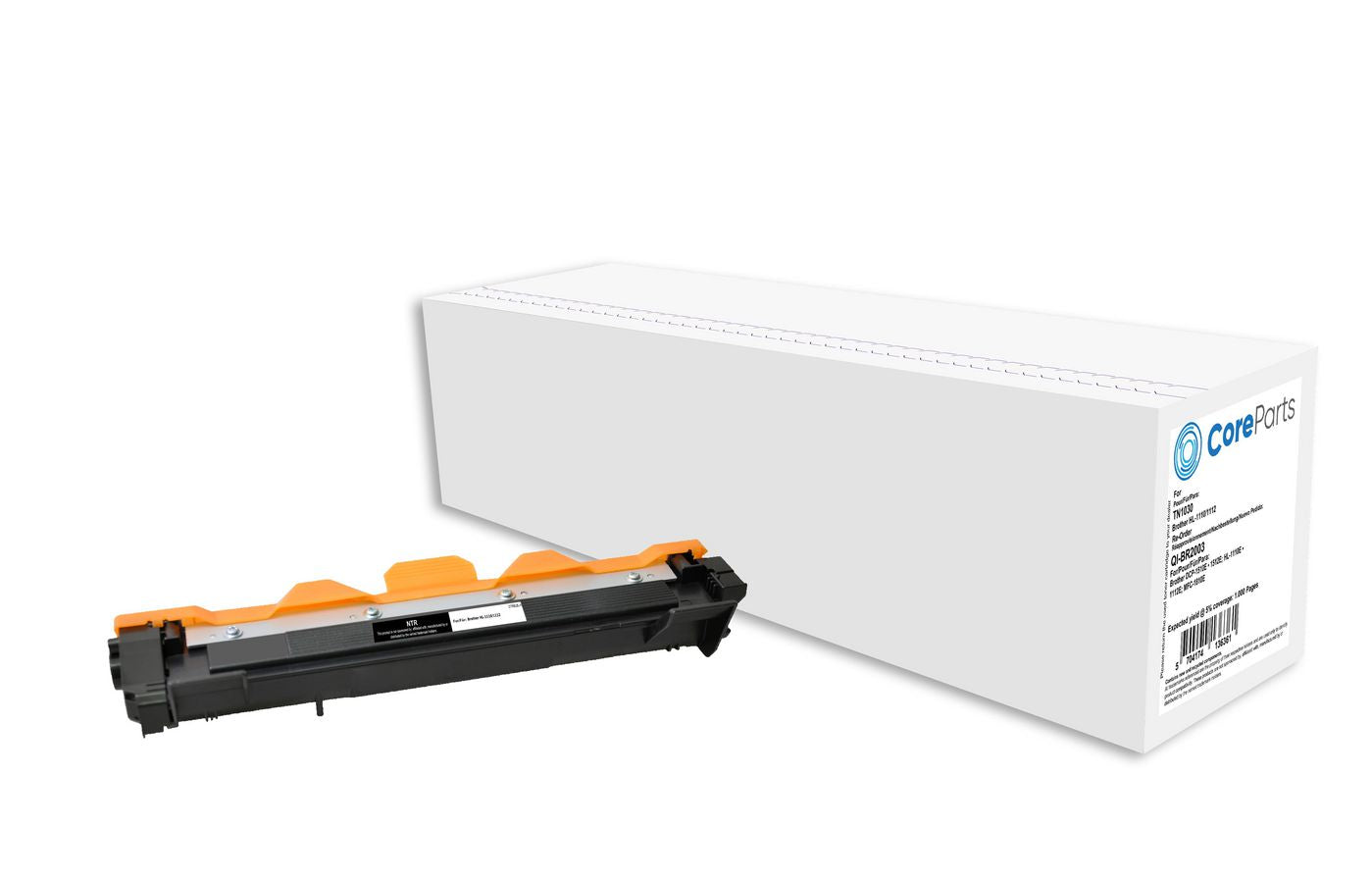 CoreParts TN1030 Schwarz Toner – Kompatibel – 1'000 Seiten – für Brother HL-1110/1112