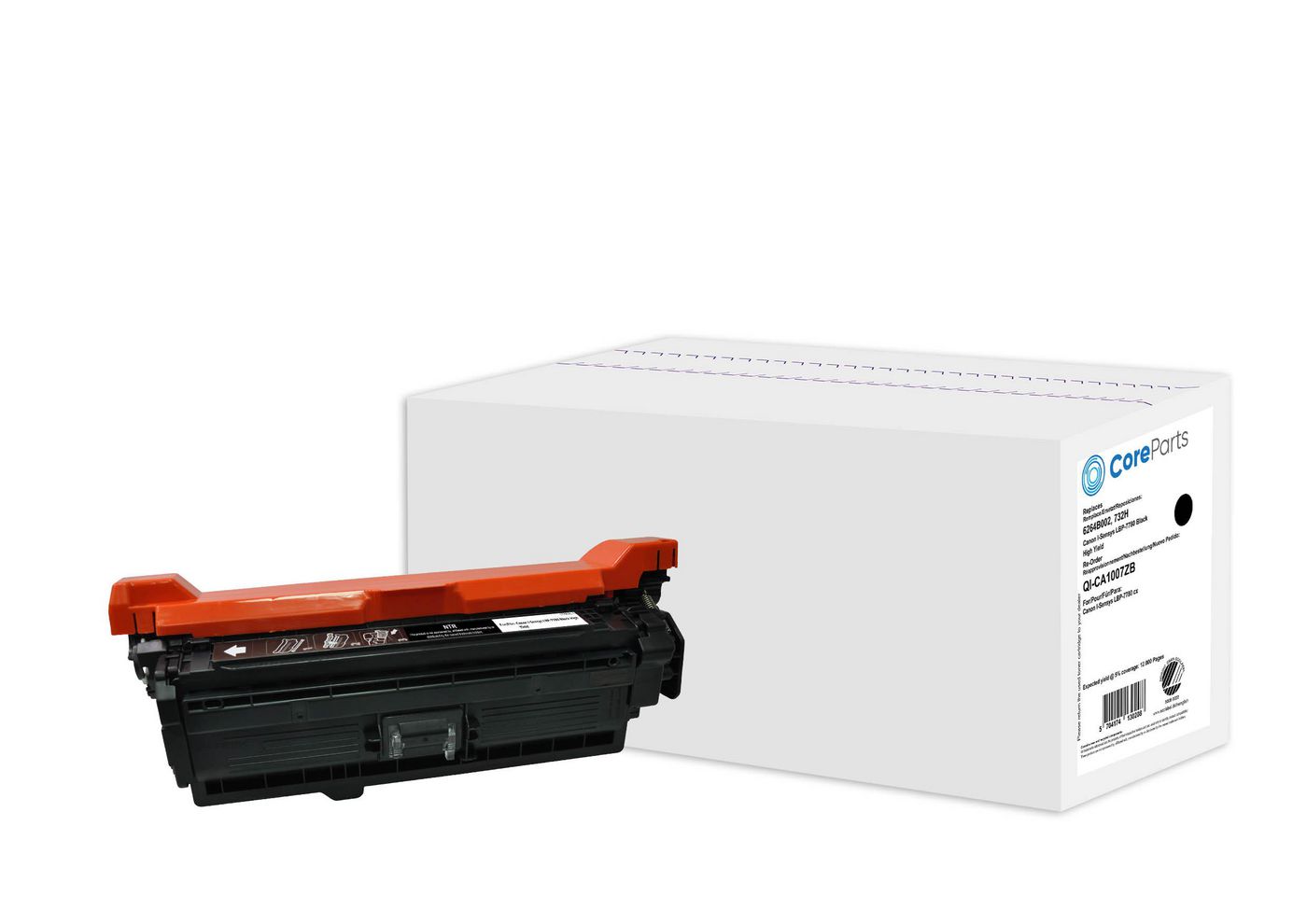 CoreParts 6264B002 Schwarz Toner – Kompatibel XL – 12'000 Seiten – für Canon I-Sensys LBP-7780