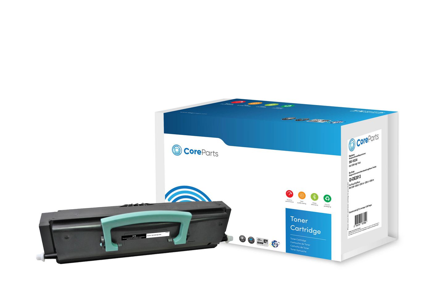 CoreParts 593-10334 Schwarz Toner – Kompatibel XL – 6'000 Seiten – für Dell 2330