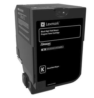 Lexmark 74C2Hk0 Schwarzer Toner – Original