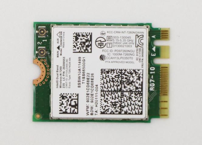 Lenovo M.2 WLAN-Karte – WLAN, Bluetooth 4.0 – FRU 04X6008 / 04W3809