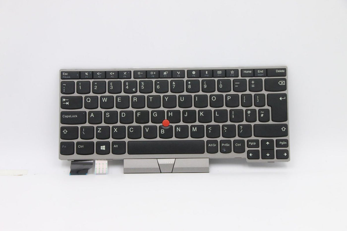 Lenovo 01YP828 – Notebook-Ersatztastatur – QWERTY (UK-INT) – Silber – für ThinkPad L13 Yoga (20R5, 20R6)