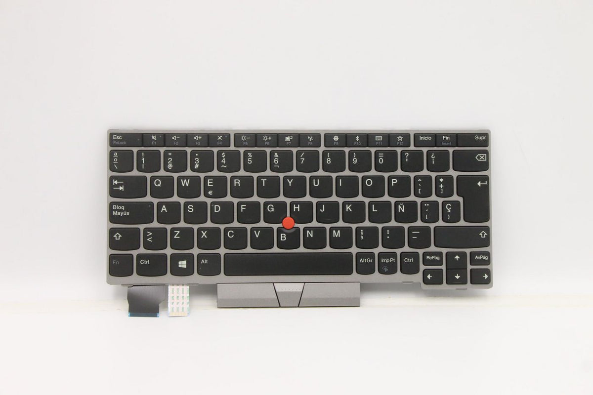 Lenovo Notebook-Ersatztastatur – QWERTY (ES) – Silber – für ThinkPad L13 Yoga (20R5, 20R6)