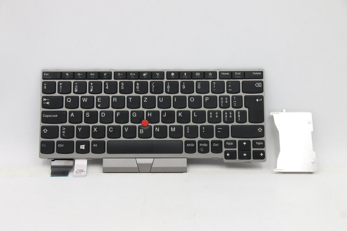 Lenovo Notebook-Ersatztastatur – QWERTZ (CH) – Silber – ohne Ziffernblock – für ThinkPad L13 Yoga
