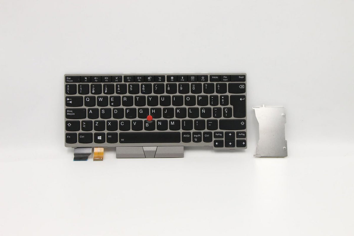 Lenovo Tastatur für ThinkPad L13 Yoga (20R5, 20R6) – Spanisch, Silber