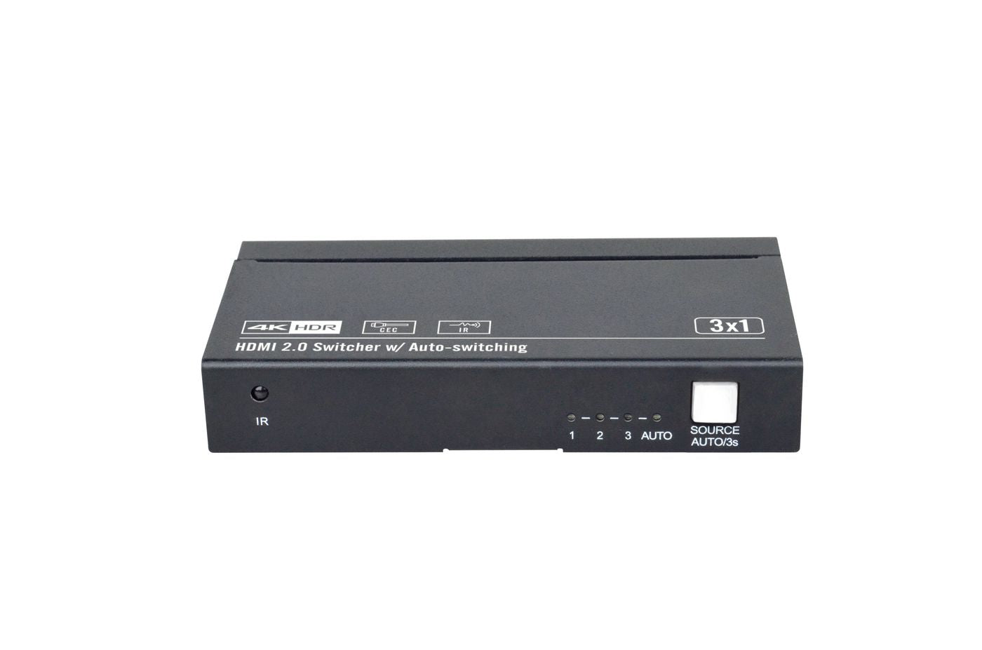 Vivolink HDMI-Switch, 3×1, 4K, 60 Hz, CEC/IR