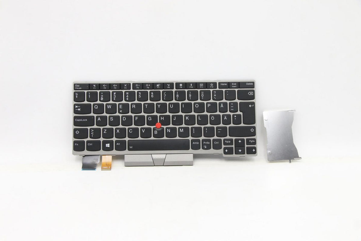 Lenovo Notebook-Ersatztastatur – QWERTY (Nordisch) – Silber – für ThinkPad L13 Yoga (20R5, 20R6)