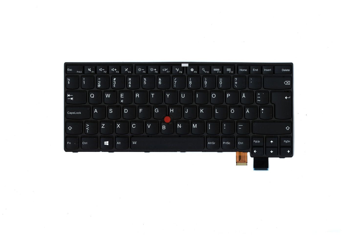 Lenovo 01YR114 – Notebook-Ersatztastatur – QWERTY (Nordisch) – Schwarz – für ThinkPad T460s (20F9)