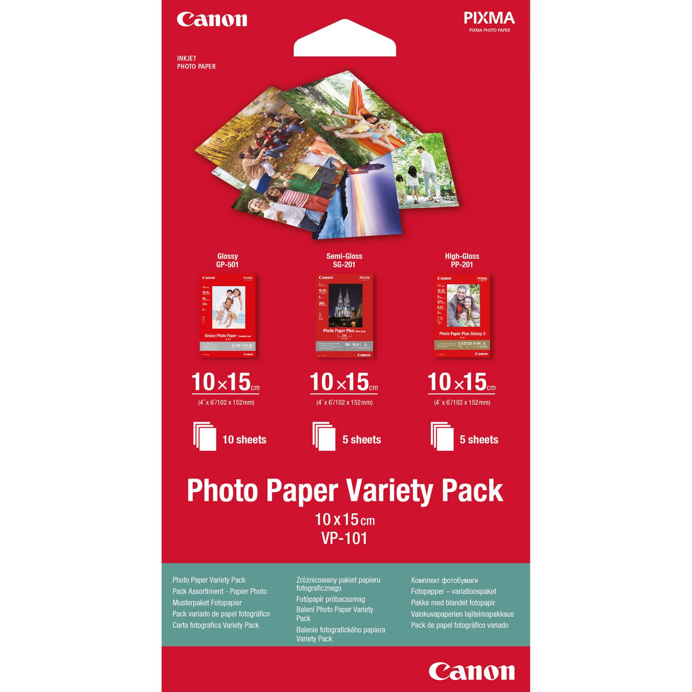 Canon VP-101 Papier-Set – 102 × 152 mm