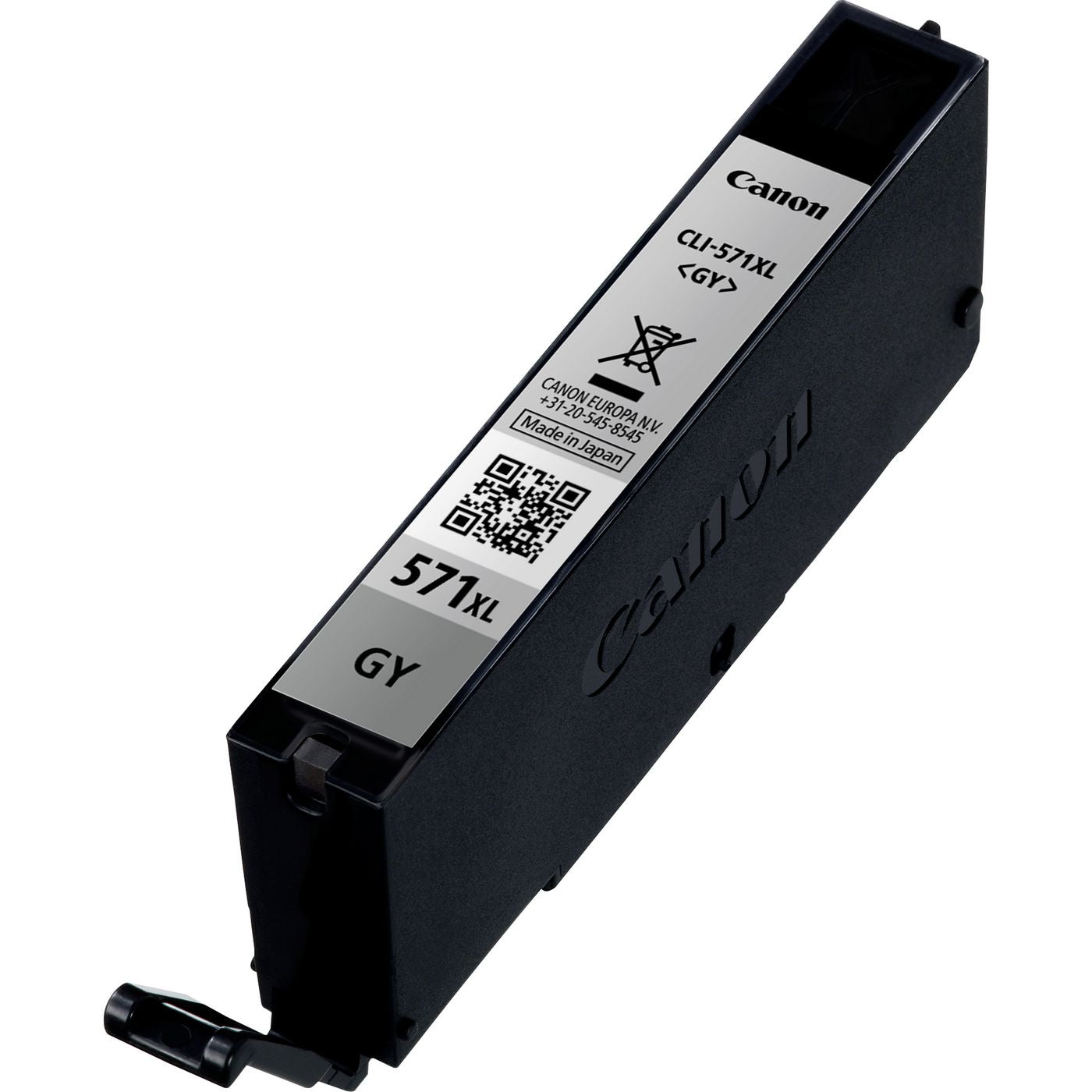 Canon Tintenpatrone CLI-571XL GY, Grau, XL, 289 Seiten – für Inkjetdrucker/Multifunktionsgeräte