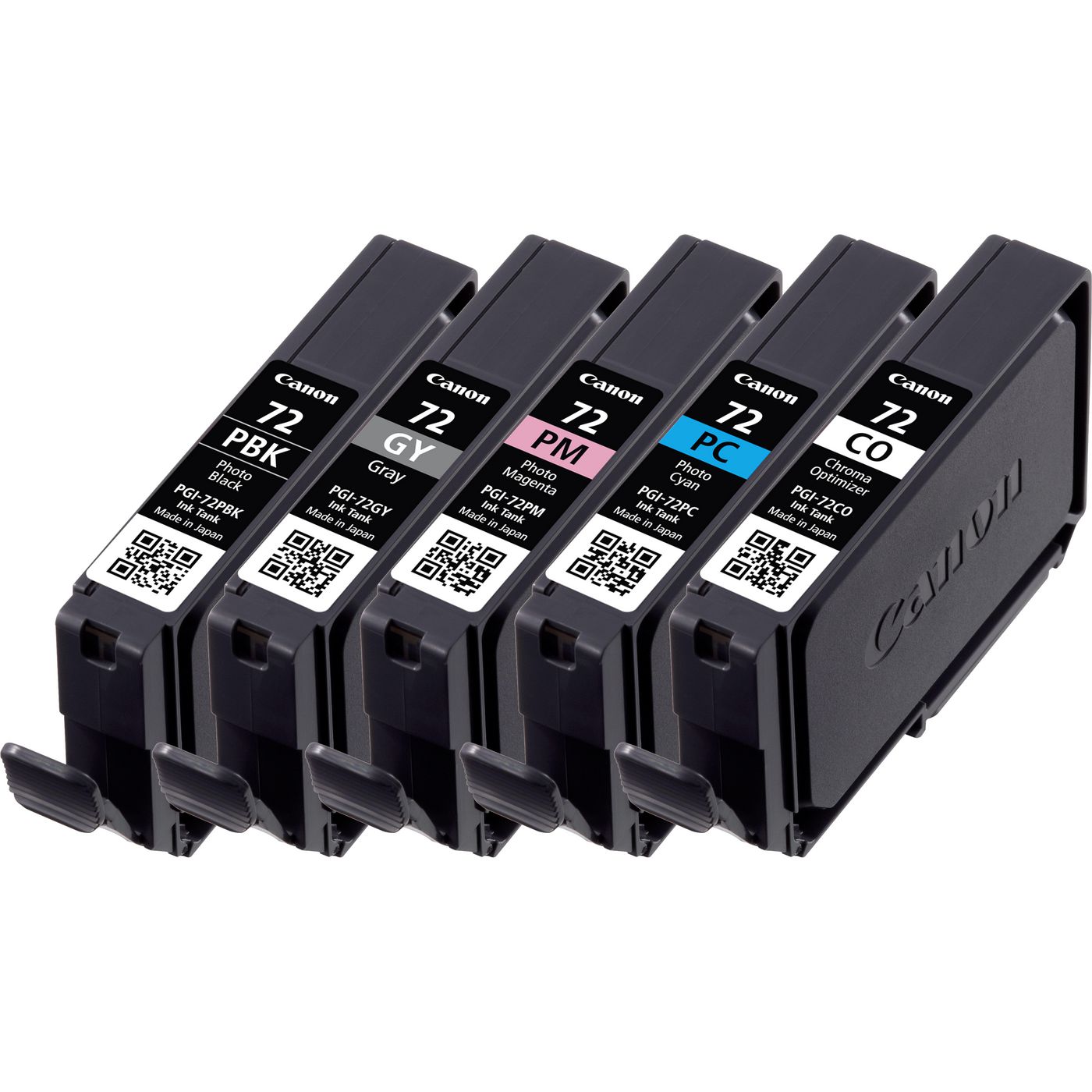 Canon Tintenpatronen-Multipack PGI-72PBK/GY/PM/PC/C, 5er-Pack – für Inkjet-Multifunktionsgeräte
