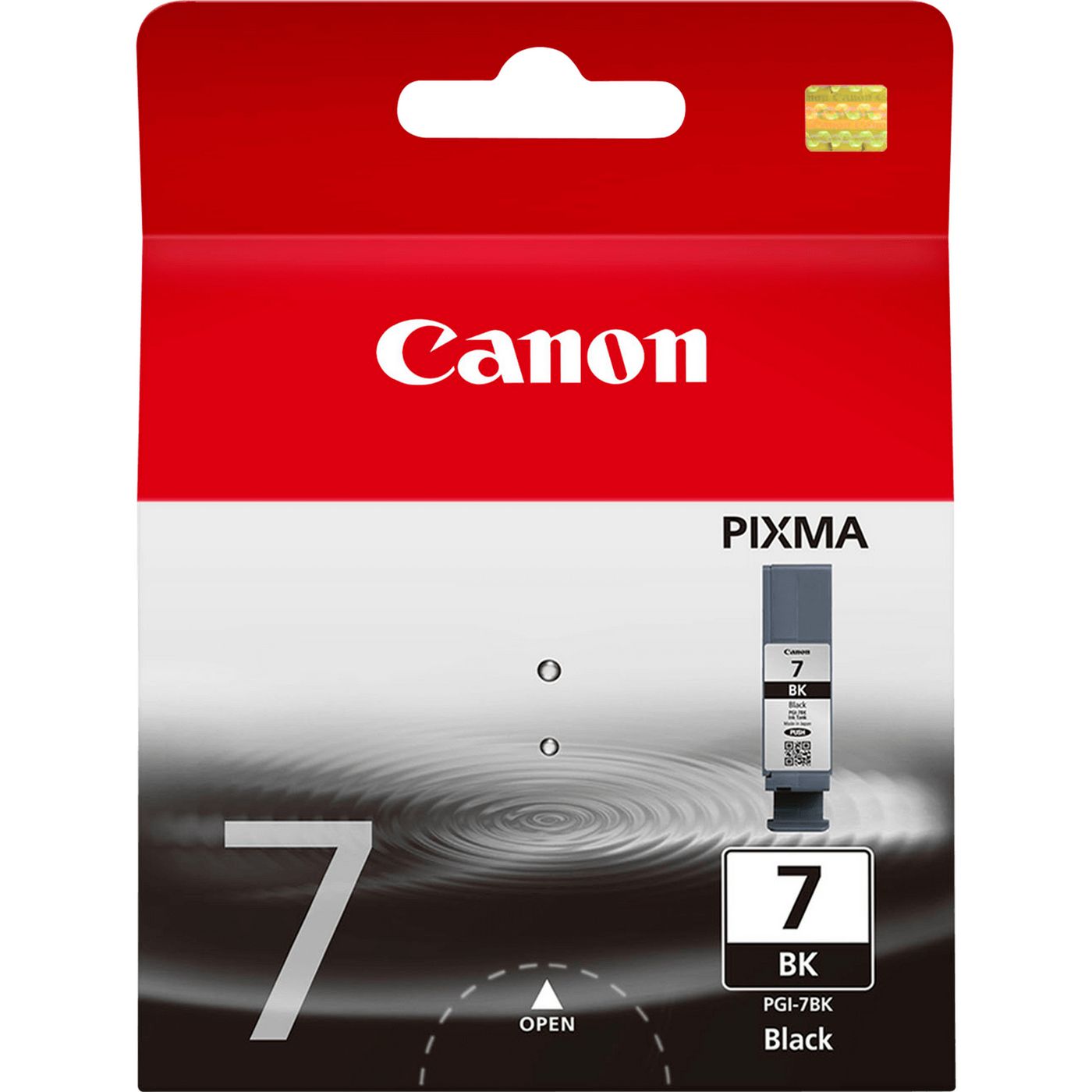 Canon Tintenpatrone PGI-7BK, Schwarz, 570 Seiten – für Tintenstrahldrucker/Multifunktionsgeräte