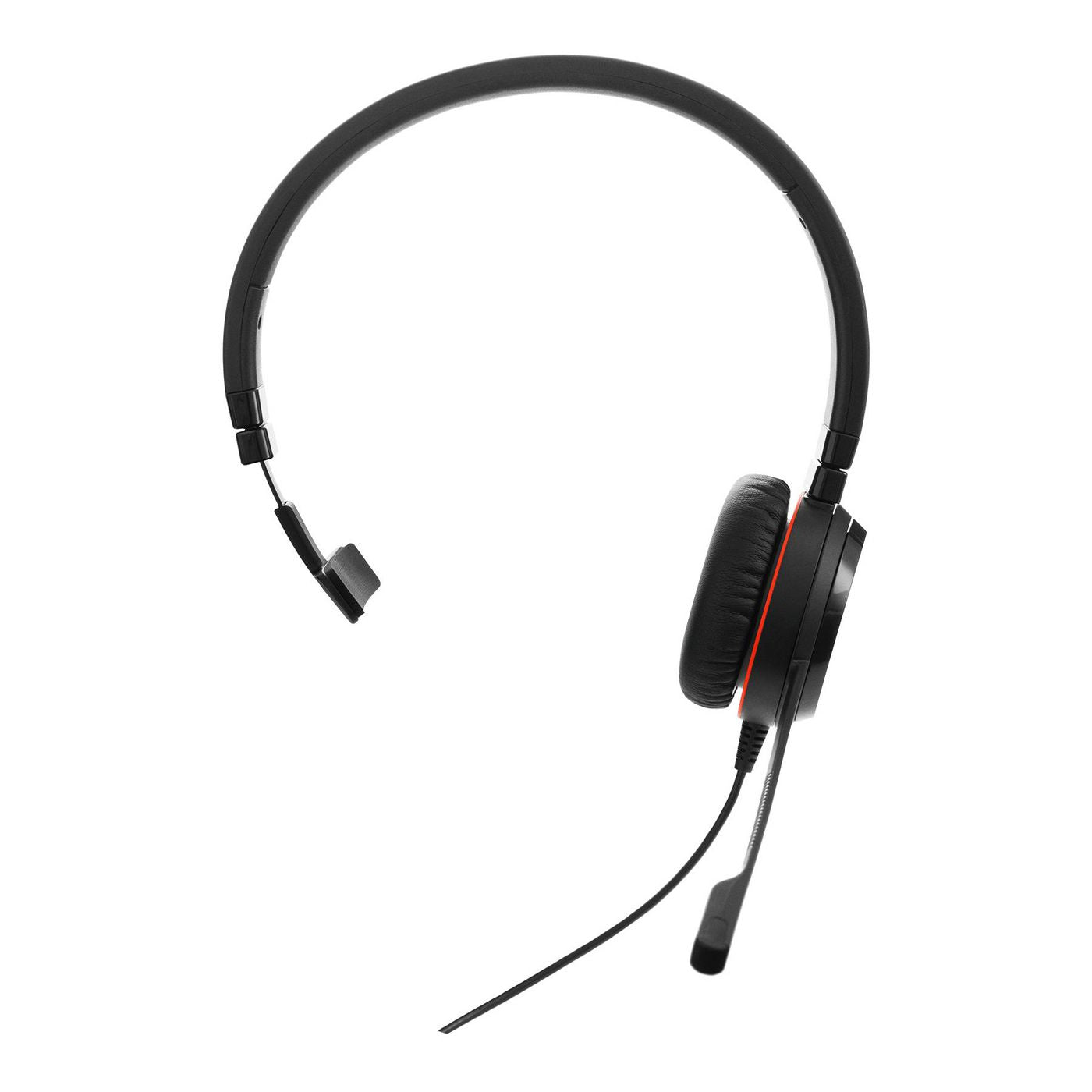 Jabra Evolve 30 II Office-Headset – On-Ear, Mono, Kabelgebunden, 3,5 mm Klinke + USB-C, Schwarz