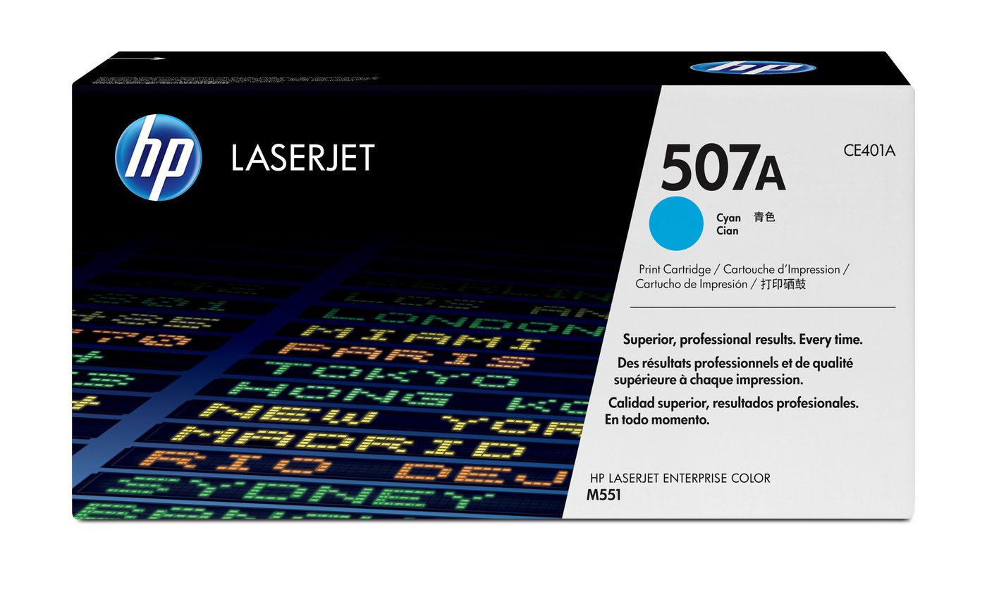 HP Toner 507A – cyan, 6000 Seiten