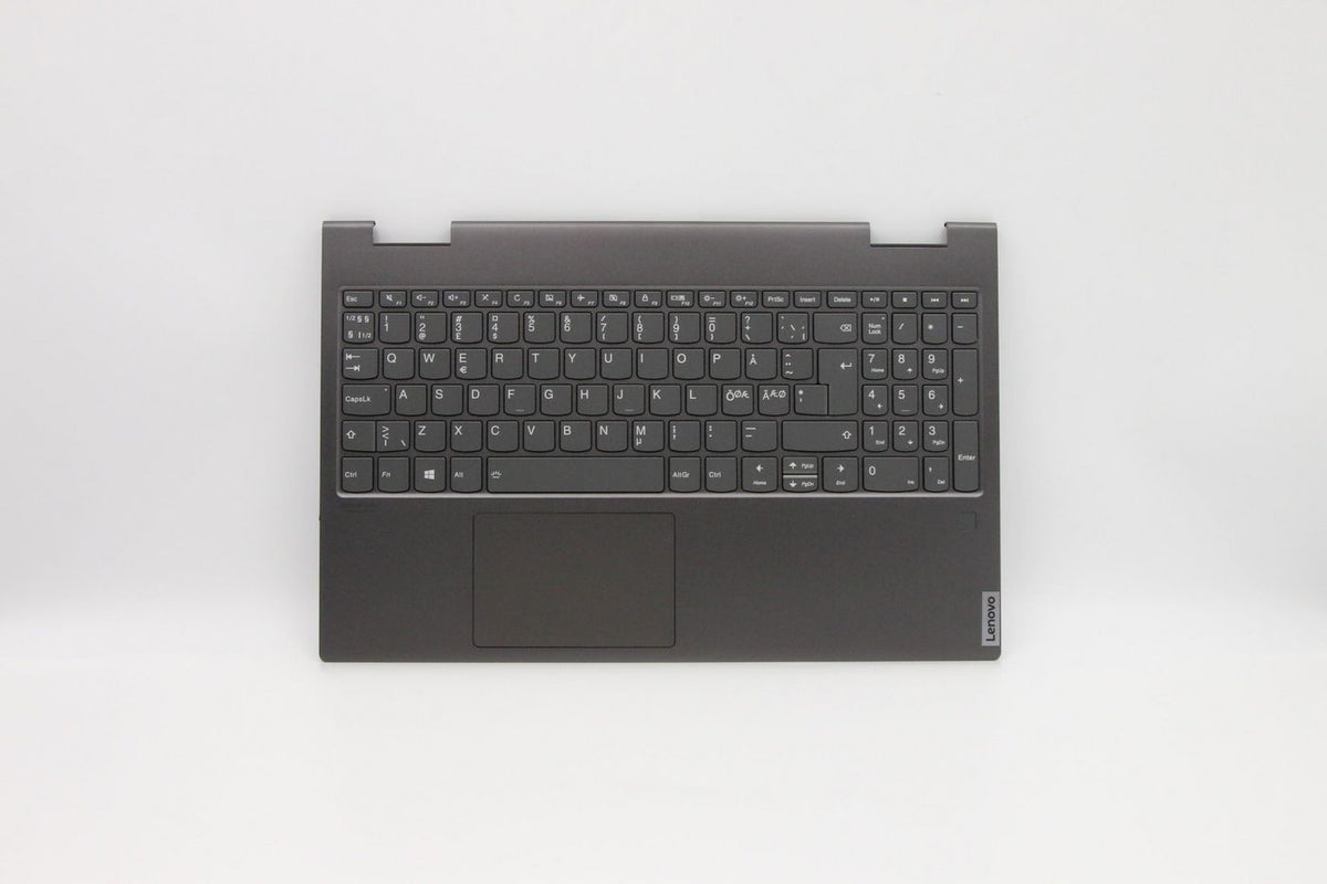 Lenovo Notebook-Gehäuse mit Tastatur für Yoga C740-15IML (81TD) – mit Ziffernblock – Grau