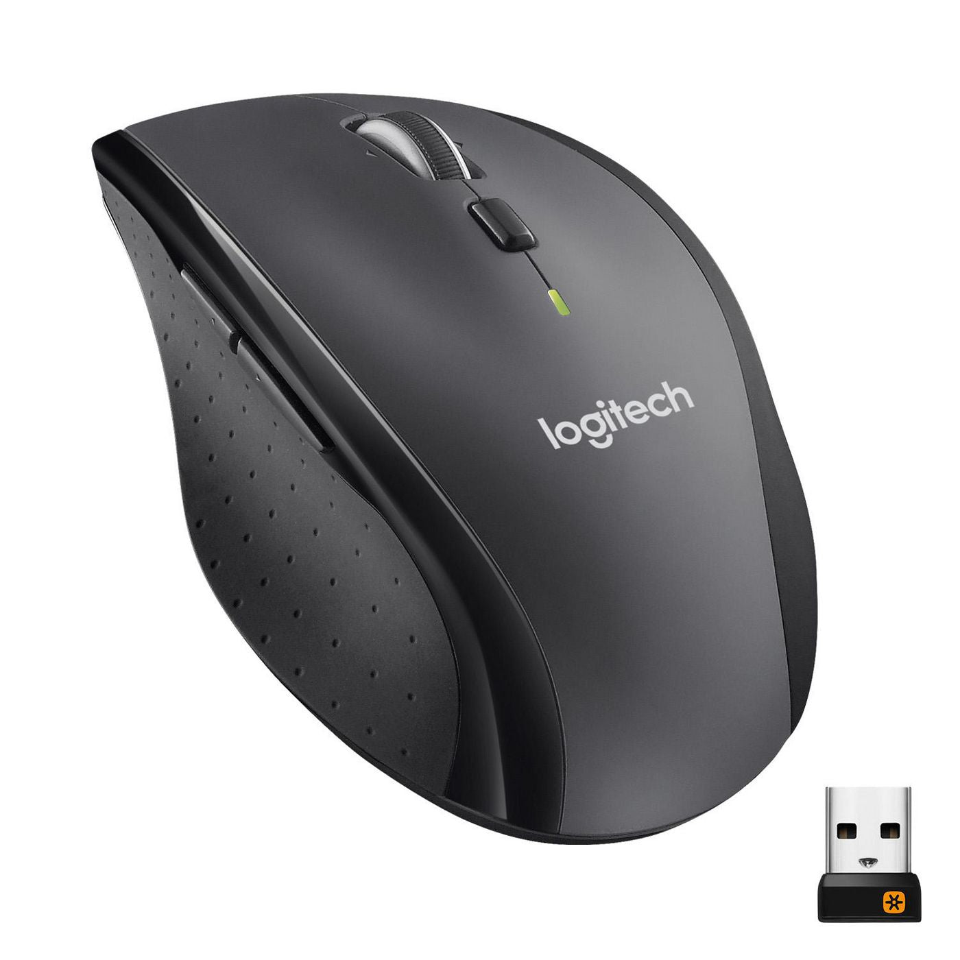 Logitech Marathon M705 – Maus – Kabellos (2,4 GHz), 1000 DPI, rechts, Anthrazit