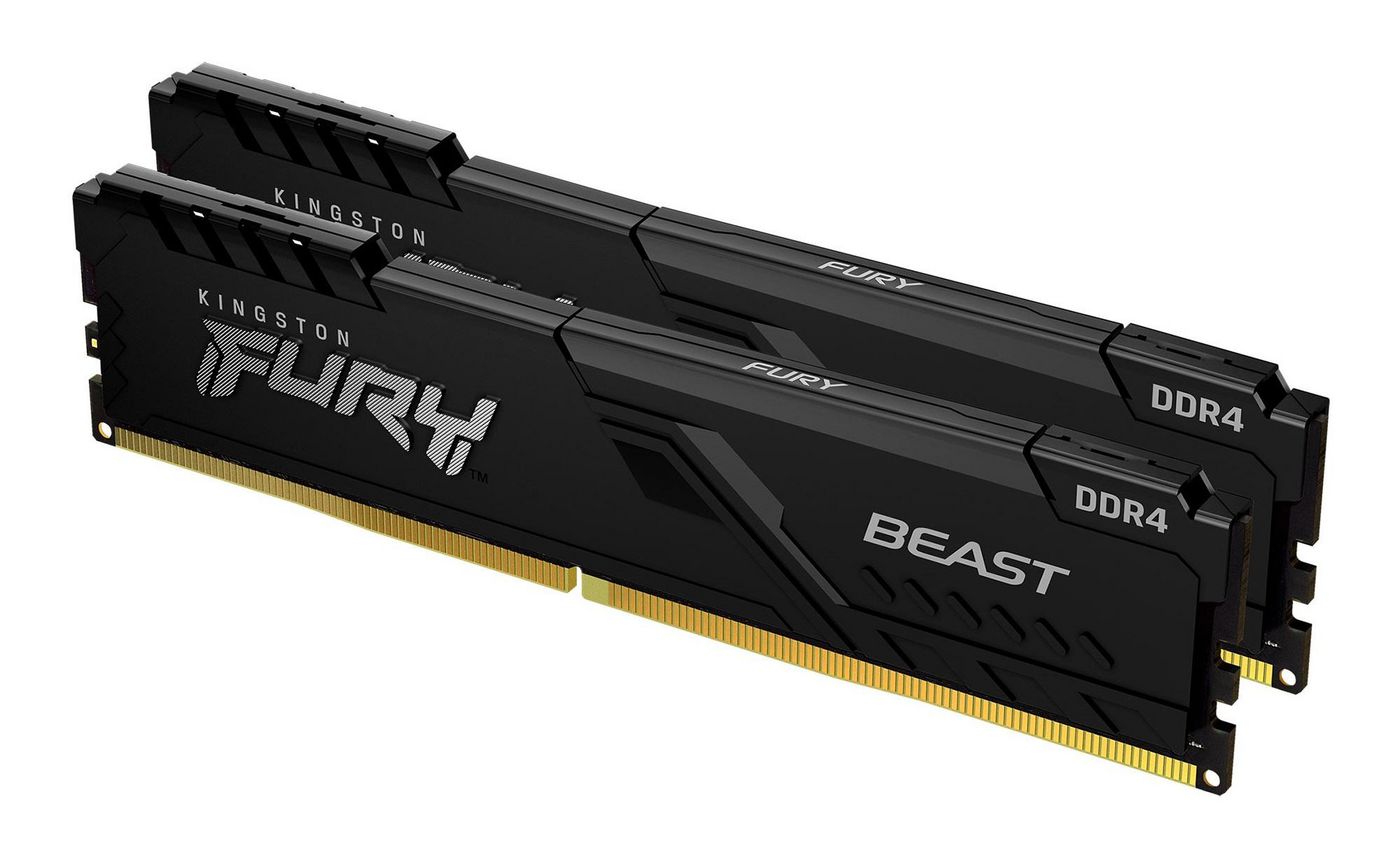 Kingston Technology Kingston FURY Beast – 64 GB (2×32 GB) DDR4‑3200 CL16, 288‑Pin DIMM