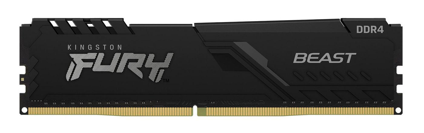 Kingston Technology Kingston FURY Beast – 16 GB DDR4-3200 CL16 DIMM, 288-Pin, 1,35 V, Unbuffered, Schwarz