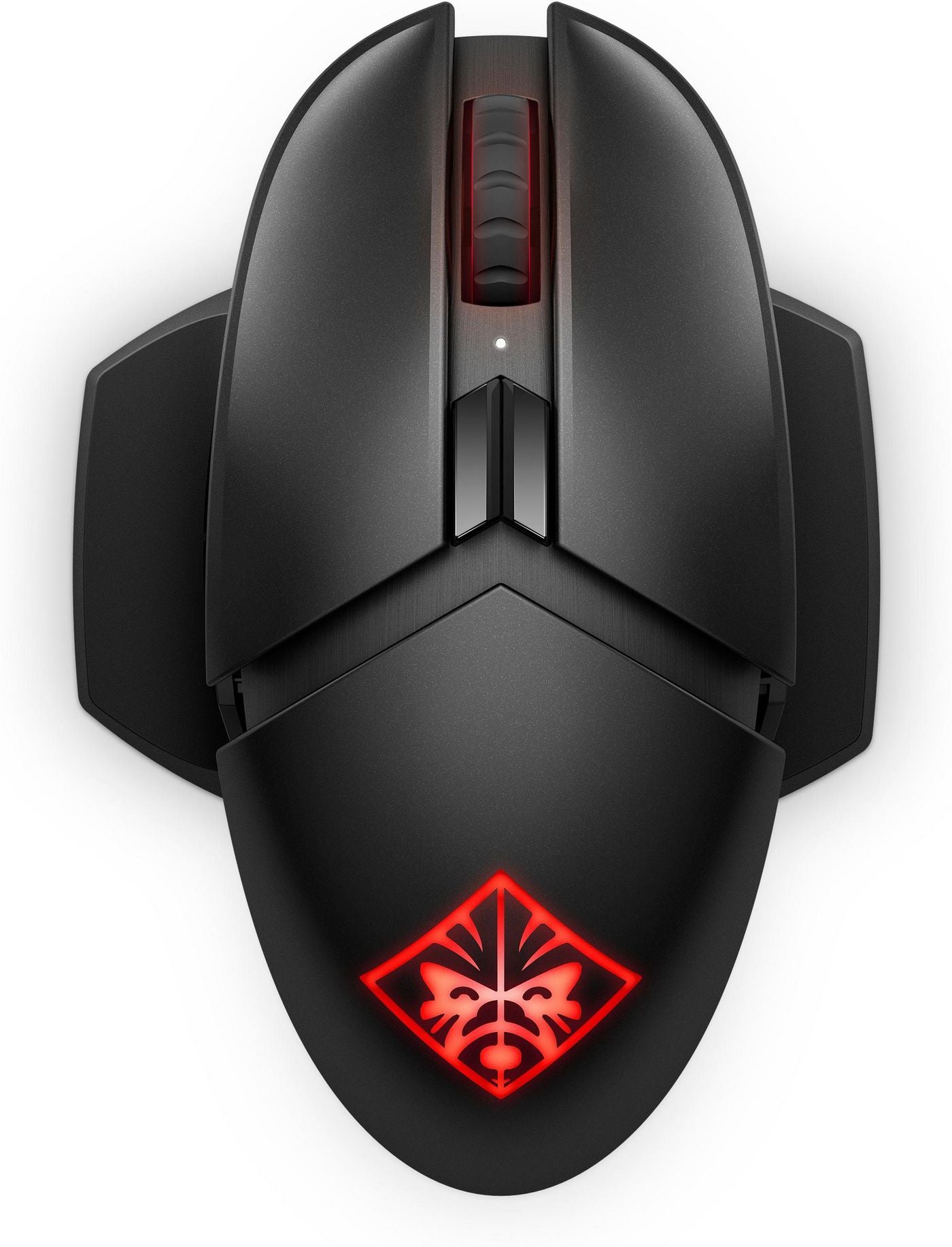 HP OMEN Photon – Gaming-Maus – Kabellos (Bluetooth/2,4 GHz), 16000 DPI, beidhändig, Schwarz