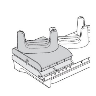 Zebra Cradle Cup Lade-/Daten-Cradle – für TC53/TC58/TC53e und andere – Schwarz