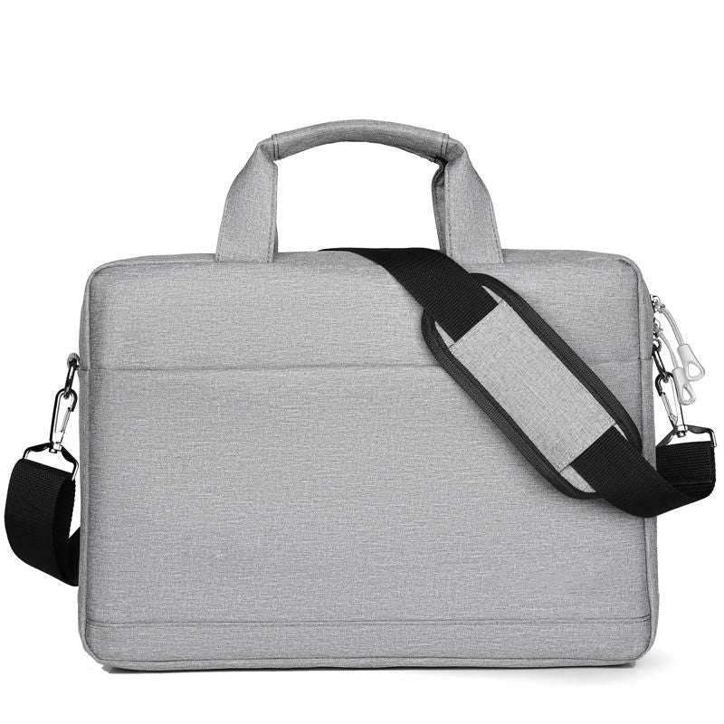 eSTUFF Notebook-Tasche 15,6" – Abnehmbarer Schultergurt, Trolley-Haltegurt – Grau