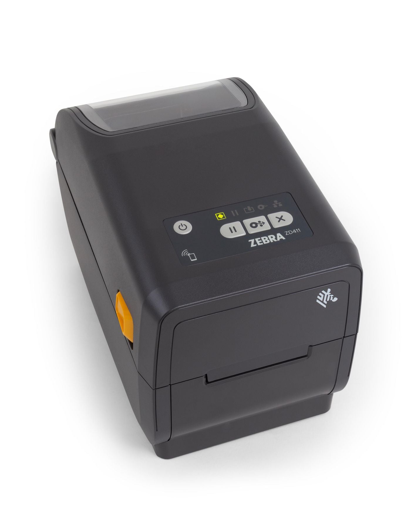 Zebra ZD411 – Etikettendrucker, Thermotransfer, USB, Bluetooth (BLE 5), modularer Connectivity-Slot, 203 dpi