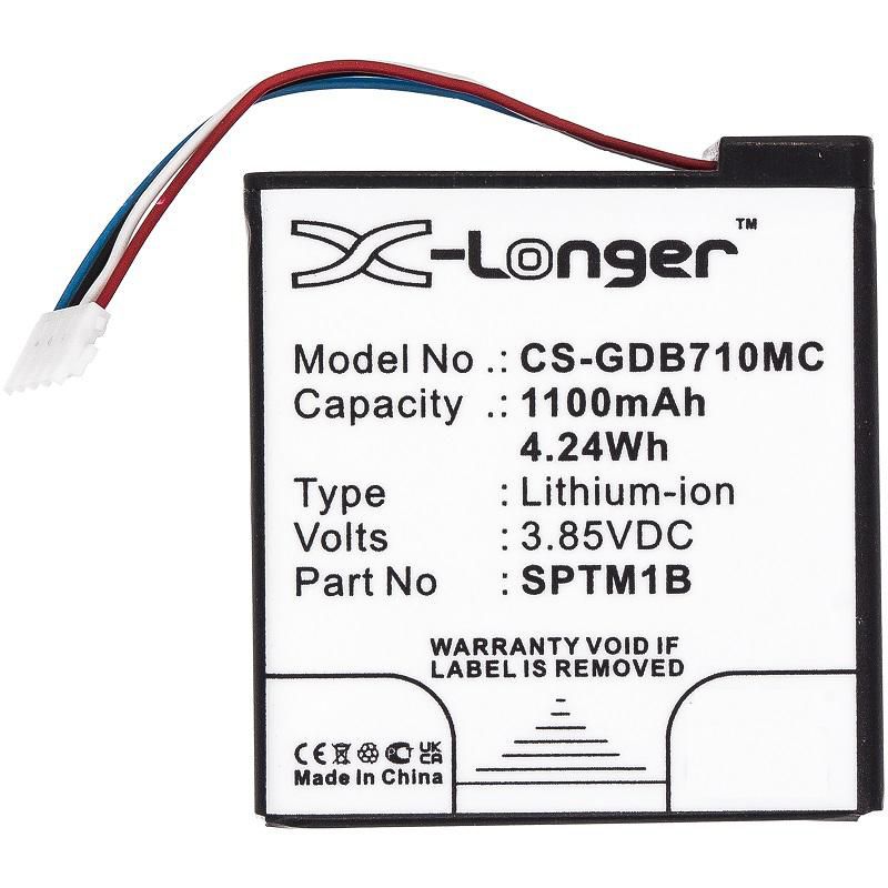 CoreParts SPTM1B Akku – Li‑Ion 3,85 V, 4,7 Wh (1220 mAh) – für GoPro Hero 7 Silver – Schwarz