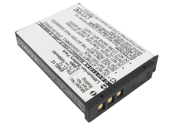 CoreParts EN-EL12 Akku – 1050 mAh / 3,9 Wh, 3,7 V Li-Ion – für Nikon Coolpix AW100s, S1000pj, S6150