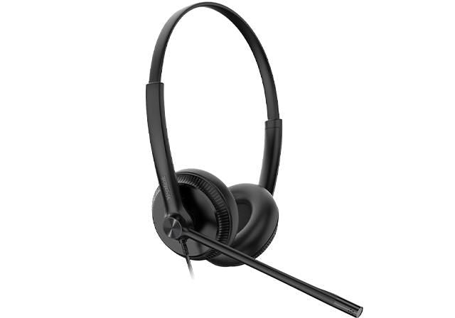 Yealink YHS34 – Over-/On-Ear Kopfhörer, kabelgebunden, 20–20'000 Hz, Schwarz