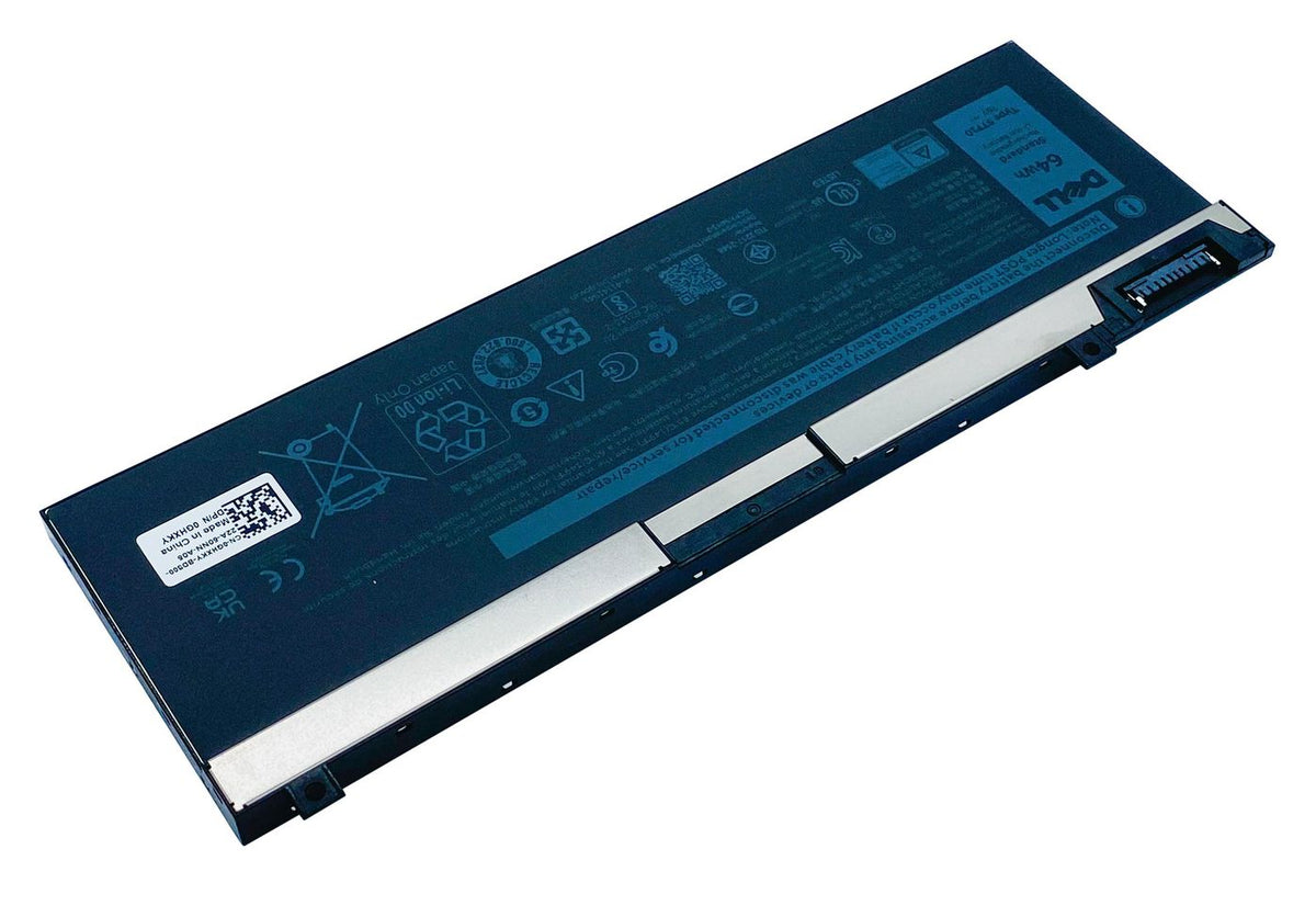 DELL Notebook-Akku – für Dell Notebooks (OEM-Teilenr. H6K6V, RY3F9, 0GHXKY) – 64 Wh, 4 Zellen