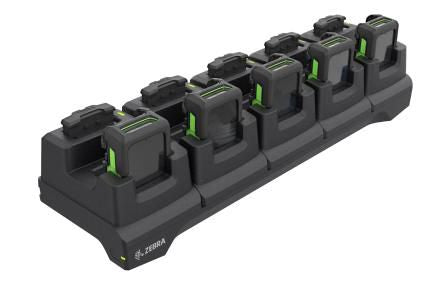 Zebra WS50 Konvergierte 5‑Slot Ladestation – Ethernet – für WS50