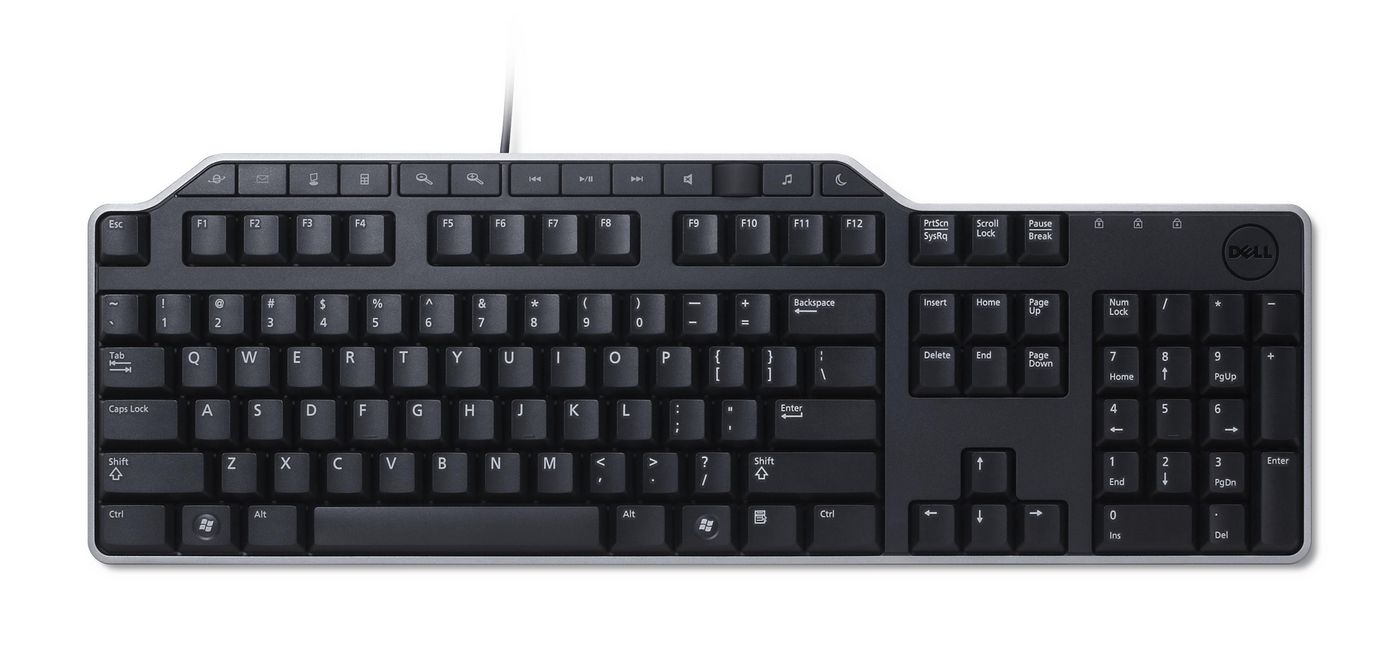 Dell KB-522 – Tastatur – kabelgebunden, USB – QWERTY (DK) – Schwarz