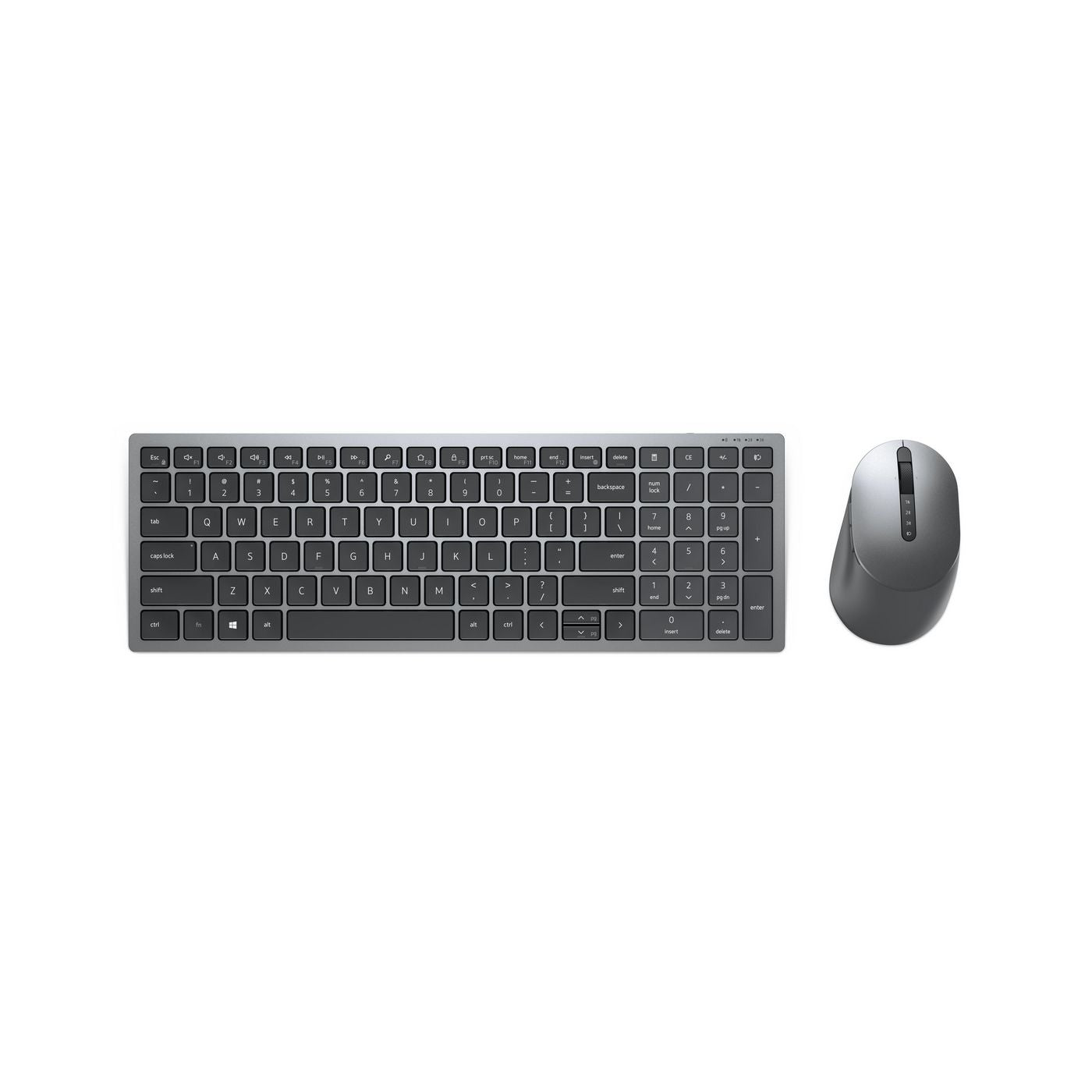 Dell Tastatur und Maus – KM7120W, Kabellos (RF + Bluetooth), UK (QWERTY)