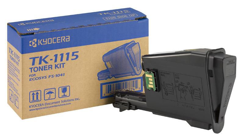 Kyocera TK-1115 Schwarz Toner – Original – 1'600 Seiten – für Kyocera FS-1320MFP/FS-1041/FS-1220MFP