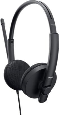 DELL WH1022 – On-Ear Headset – Kabelgebunden, Boom-Mikrofon, Geräuschunterdrückung – Schwarz – für Windows/Mac