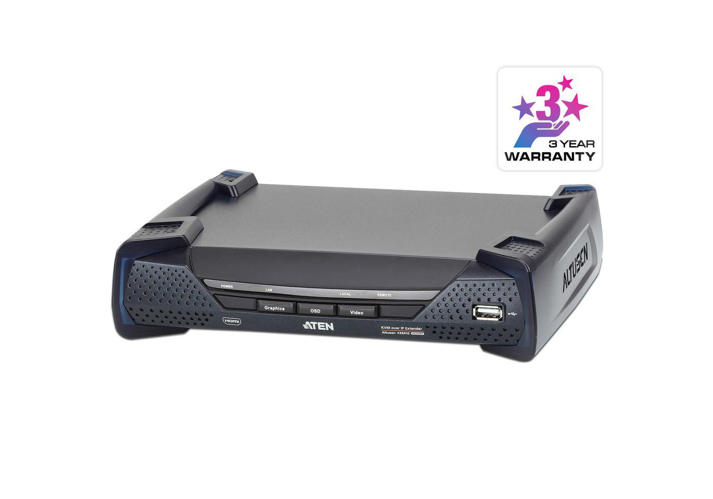 ATEN KE8950R – KVM-Extender-Empfänger HDMI – 3840 × 2160, USB, kabelgebunden