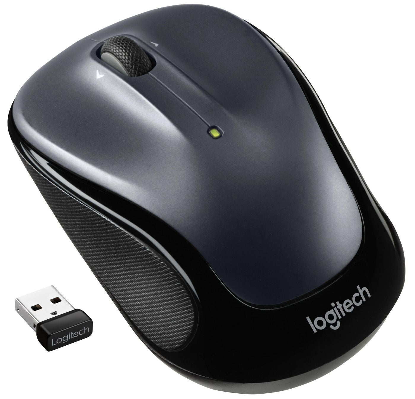 Logitech M325s – Maus – Kabellos (2,4 GHz), beidhändig, Schwarz