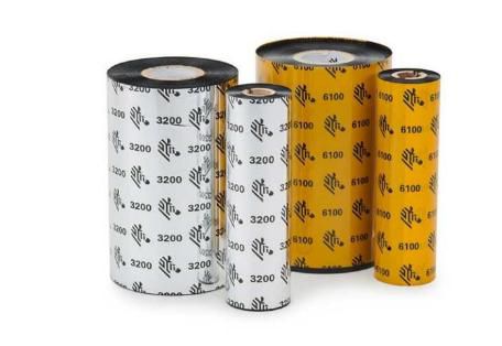 Zebra Wachs/Harz Thermotransferband 110 mm × 50 m, Kern 1″