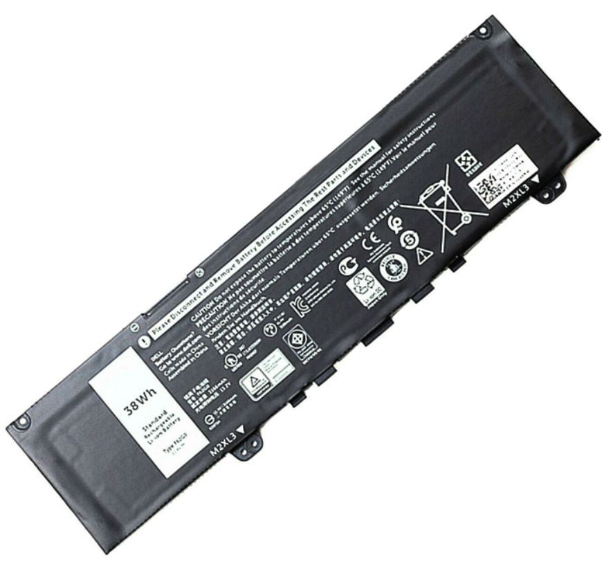 Dell Notebook-Akku – für Dell-Notebooks – 38 Wh, 3 Zellen