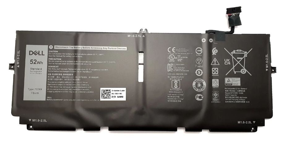 DELL Notebook-Akku – für XPS- und P117G-Serie – 52 Wh