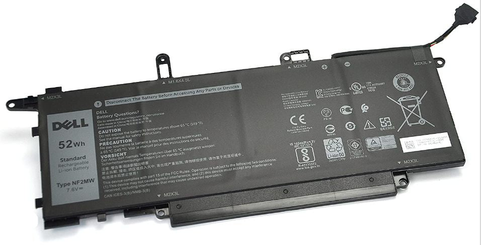 DELL Notebook-Akku – für Dell Latitude 7400 – 52 Wh, Li‑Ion