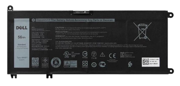 DELL Notebook-Akku – für Dell Notebooks – 56 Wh, 4 Zellen