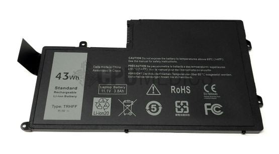 DELL Notebook-Akku – für Dell-Notebooks – 43 Wh, 3 Zellen – Schwarz