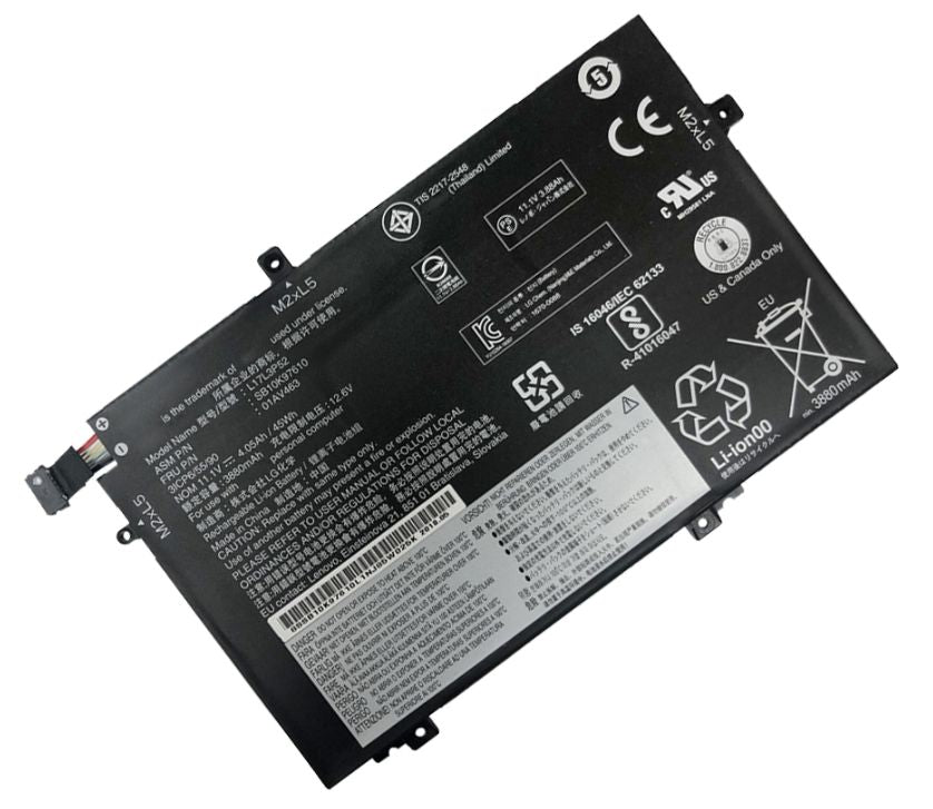 Lenovo Notebook-Akku – für Lenovo – 45 Wh, 11,1 V (3 Zellen) – Schwarz
